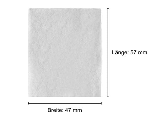 Selldorado Aktivkohlefilter/Dunstabzugshaube Filter zuschneidbar - Dunstabzug Filter für sämtliche Modelle geeignet - Filtermatte 57 x 47 cm