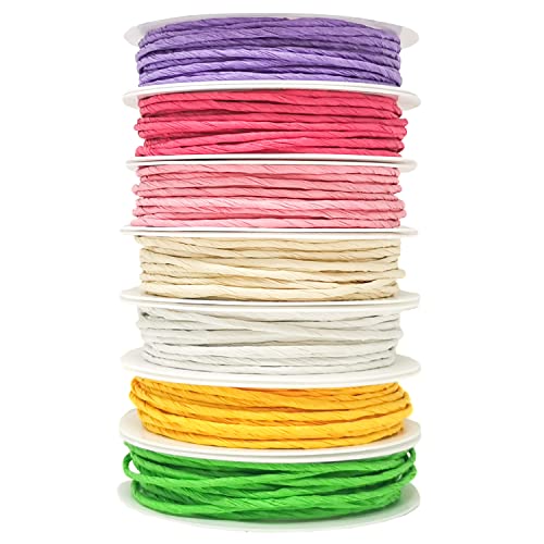 Selldorado 7X Schleifenband breit – Satinband 25 mm x 2m – große Farbauswahl eignet Sich ideal als Geschenkband, Dekoband und Stoffband auch für Hochzeit