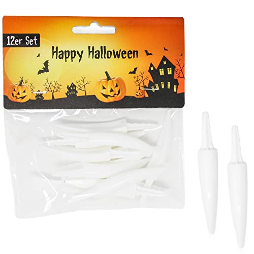 Selldorado® 12x Halloween-Kürbis-zähne - Halloween-deko - DIY - Bastelset